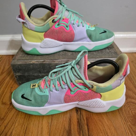 Nike PG 5 Play for the Future Pastel Basketball Shoes Men\'s Size 8 main image 5